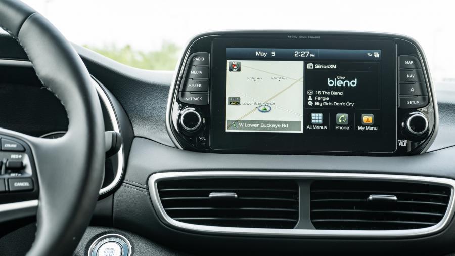 Детали интерьера Hyundai Tucson (TL) 2018 года  (NA) (фото 23 из 27)